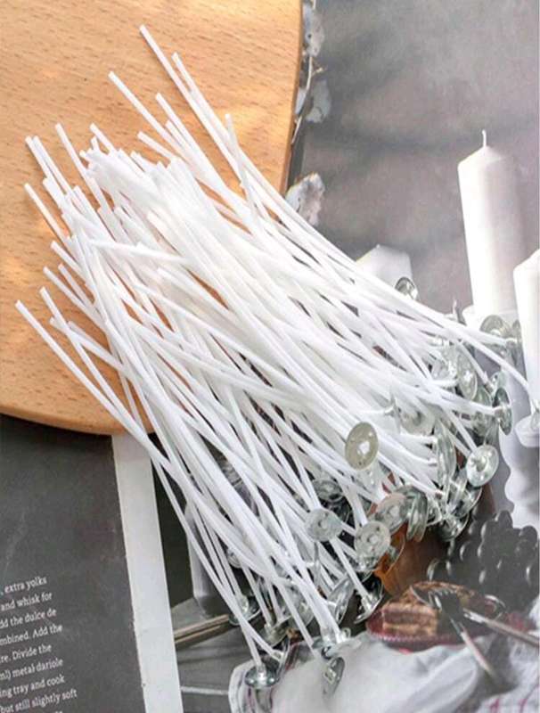 Pre-Waxed Wick in Sustainer - 50pcs