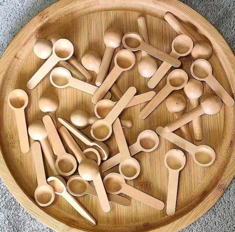 Wooden Measuring Spoons - 10pcs