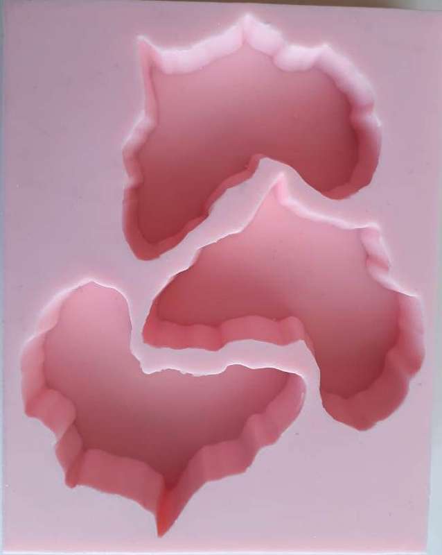 3 in 1 Silicone Mould Africa Map - 30g