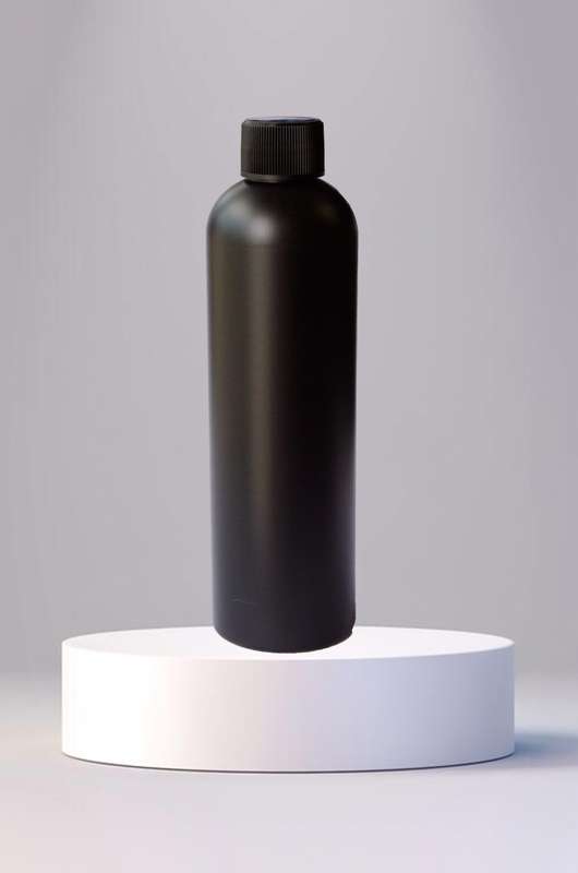 10pcs Boston Bottle with Screw Cap (Black) - 100ml