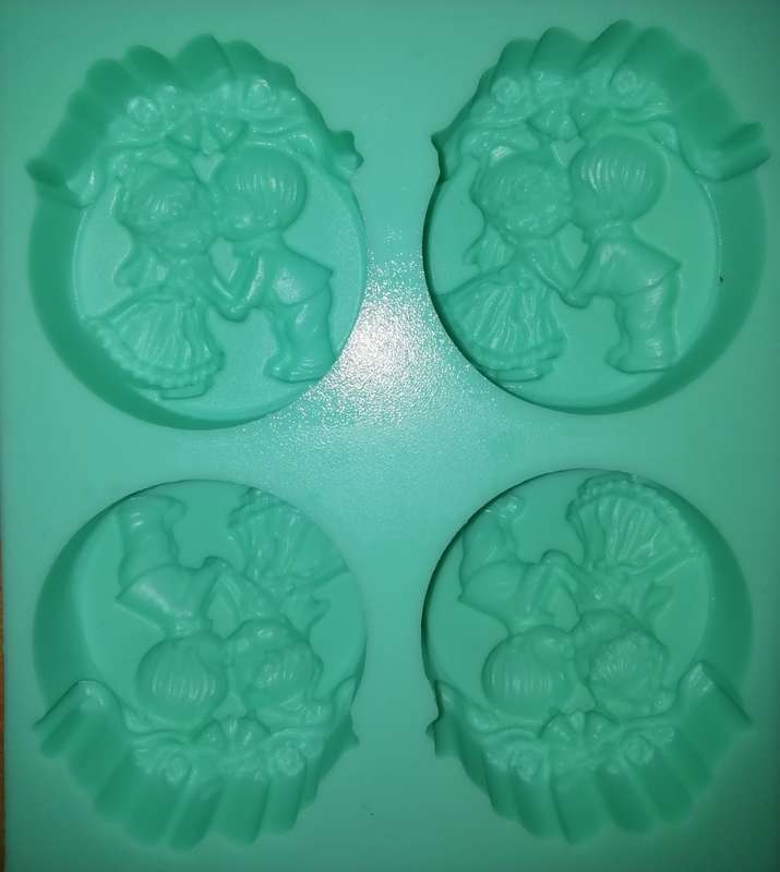4 Cavity Bridal Silicone Mould - 149g
