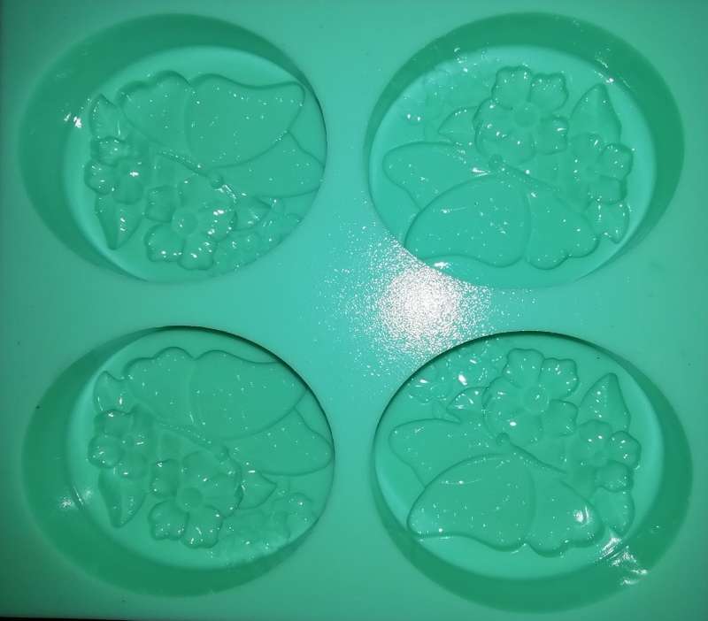 4 Cavity Butterfly Garden Silicone Mould - 134g