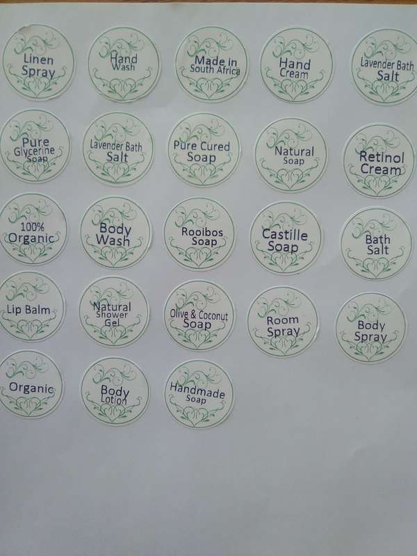 50pcs - Calibri 3cm Waterproof -  Hand Wash Stickers