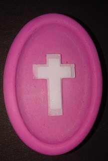 Cross Silicone Soap Mould