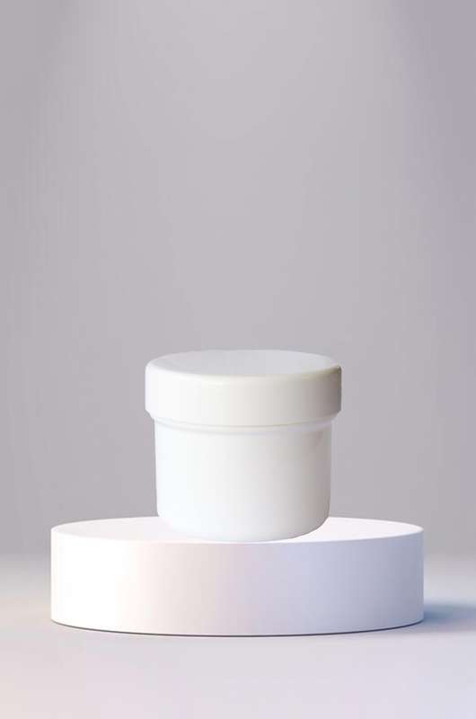 10pcs Jar with Lid (White) - 125ml