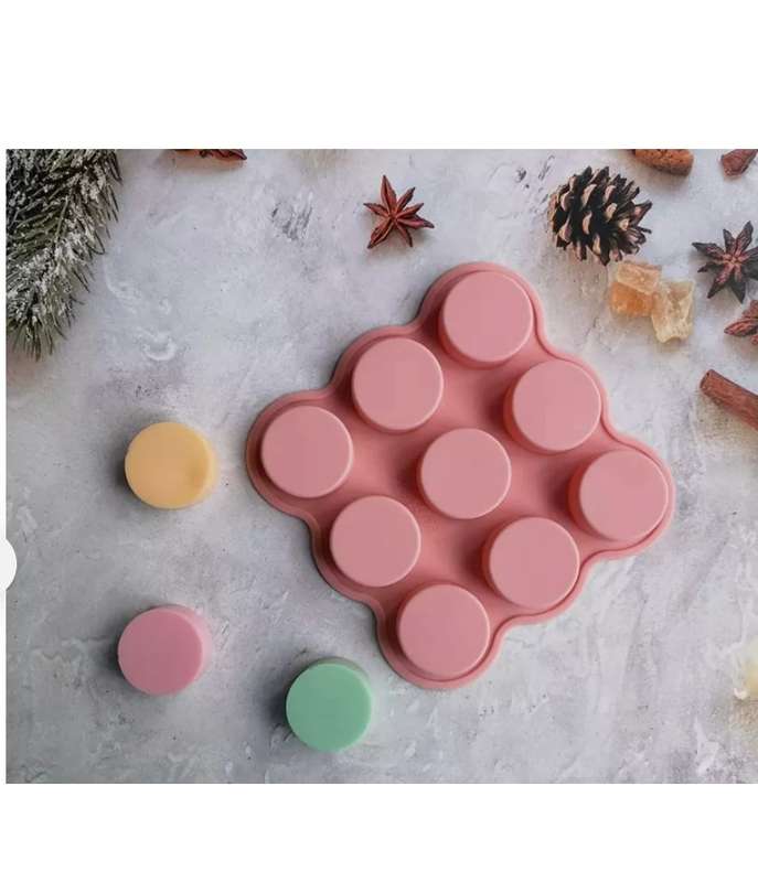 Mini Round Oreo Silicone Soap Mould (LMY)