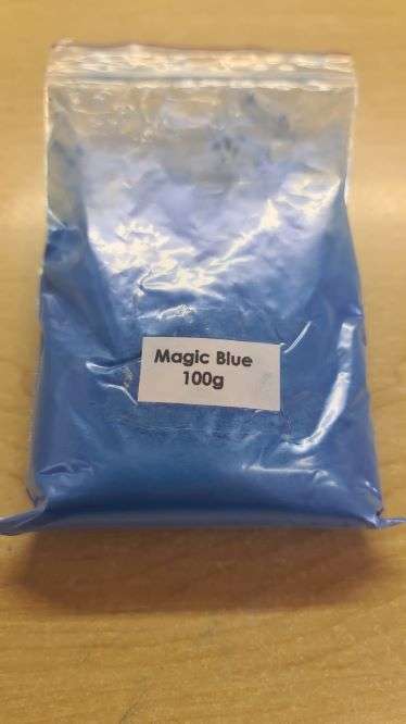 Magic Blue Pearlescent Mica - 100g
