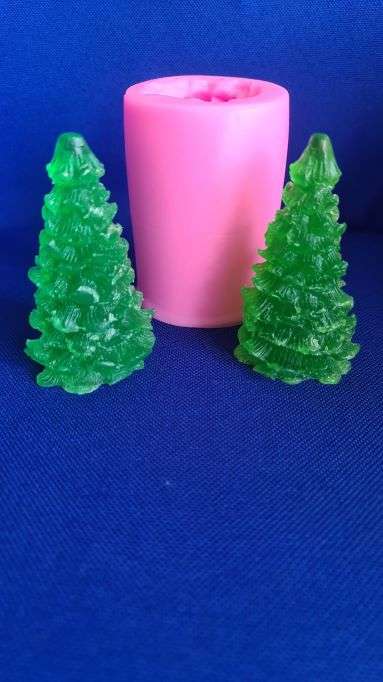 Christmas Tree Silicone Mould (Pink)