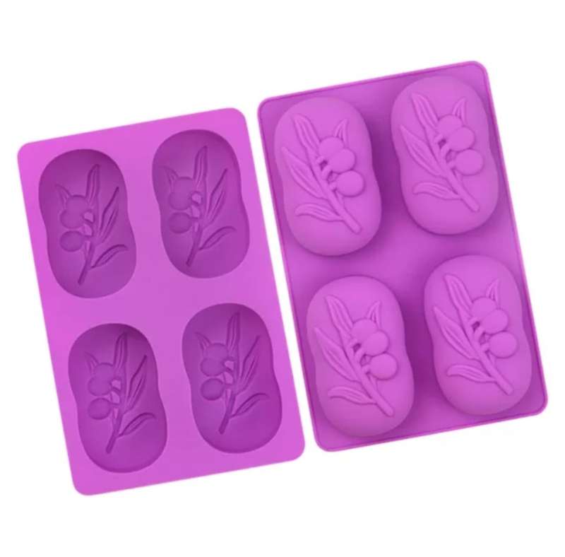 Olive Leaf Silicone Soap Mould
