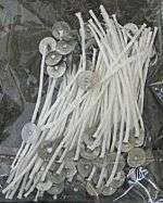 Pre-Waxed Wicks In Sustainer - 100pcs