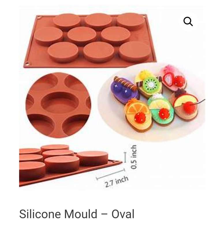 Silicone Mould Oval (P&T)