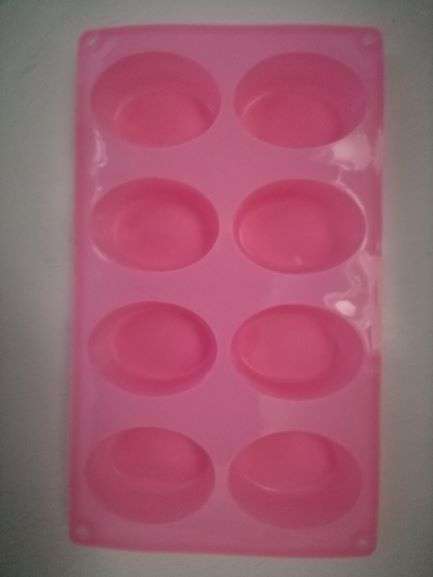 Silicone Oval Mould - 8 Cavity