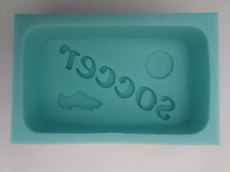 Silicone Soap Mould - Soccer