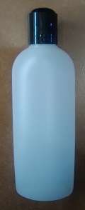 10pcs Oval Boston Bottle with Black Push Lid (Frosted) - 400ml