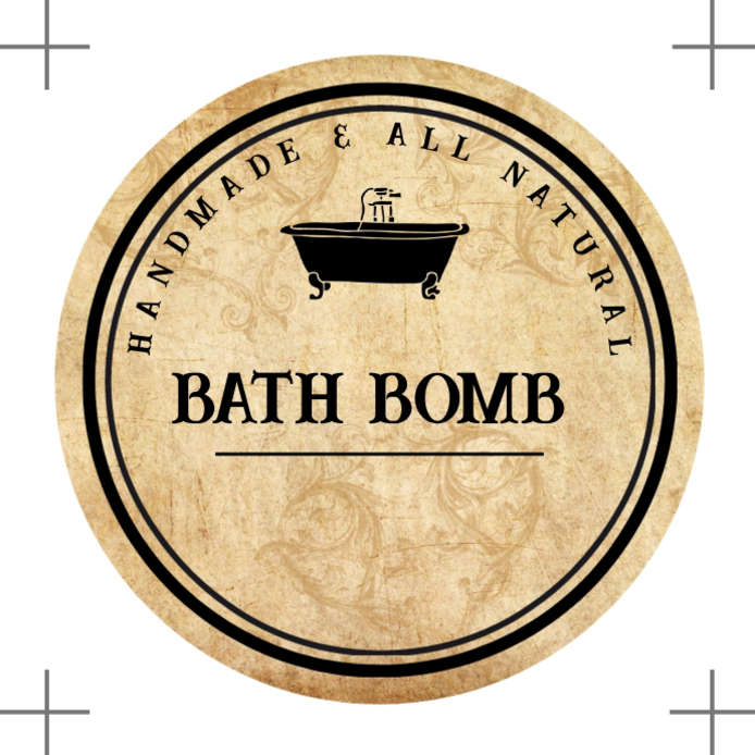 15pcs - Vintage Bath Bomb Labels
