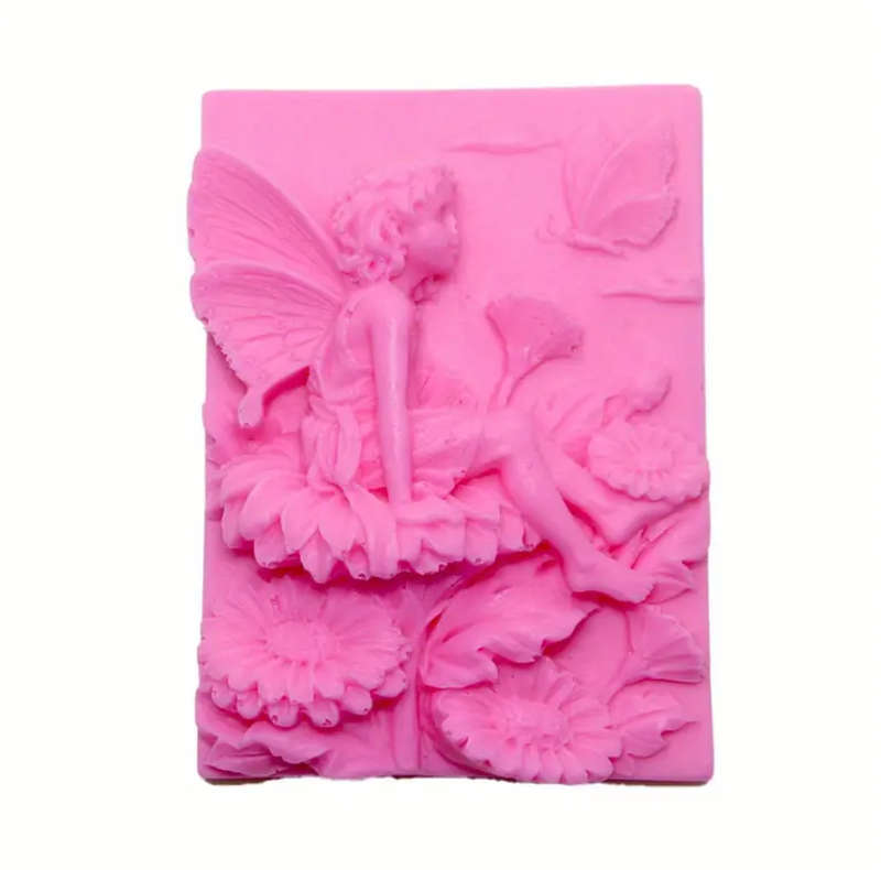 Sitting Fairy and Butterfly Mould
