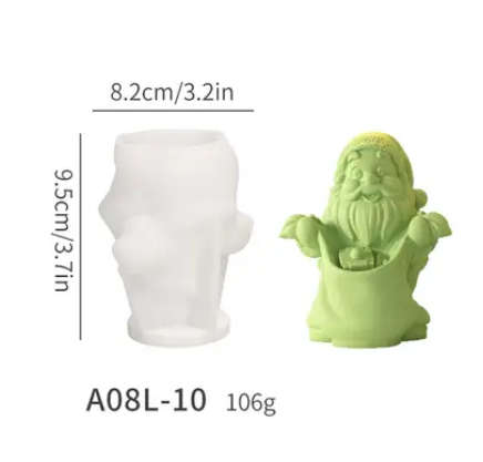 Christmas Santa Silicone Mould