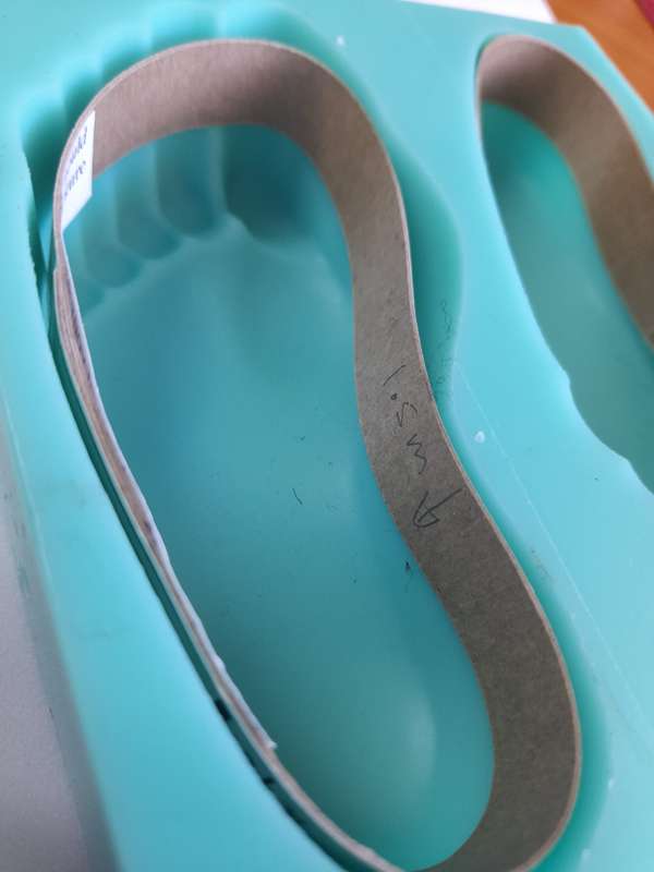 Feet Silicone Mould - 240g