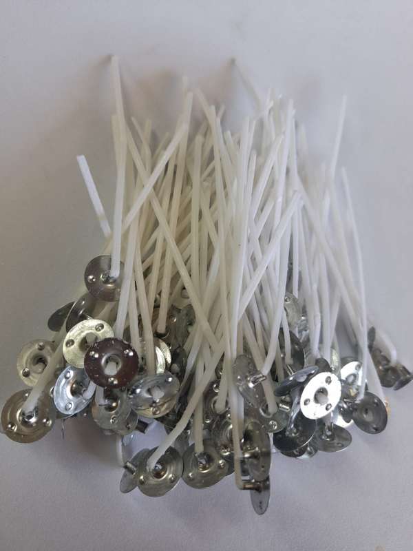 Plain Candle Wicks - 100pcs (8cm)