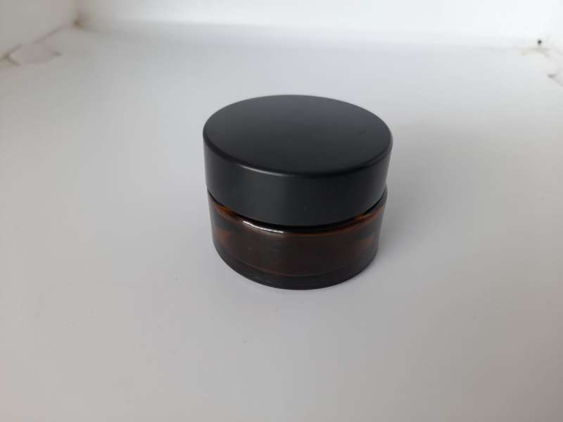 Amber Glass Jar (with Cap and Shive) - 20ml