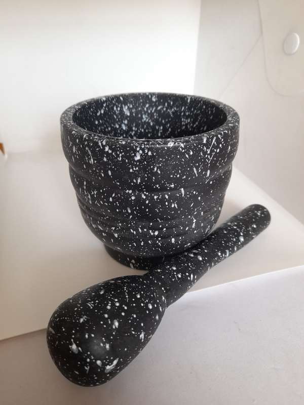 Dark Mortar and Pestle Set
