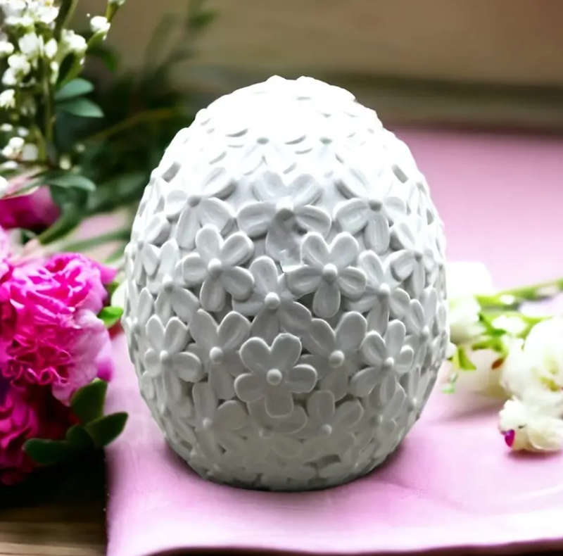 Flower Easter Egg Silicone Mould