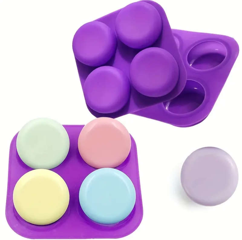 4 Cavity Shampoo Bar Mould - Purple