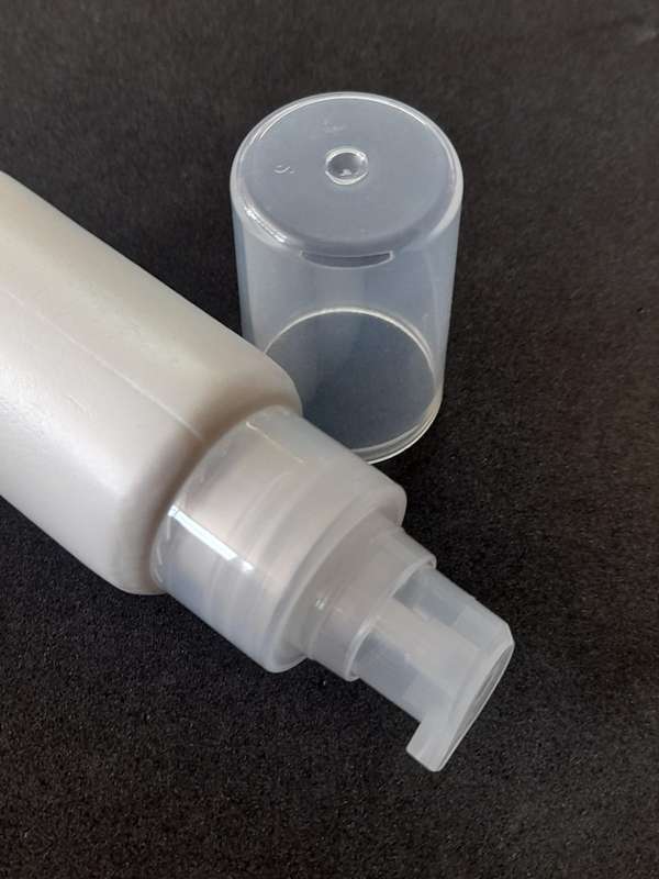 White Pump Bottle & Lid - 50ml