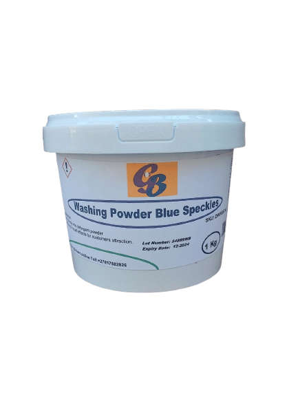 Detergent Washing Powder Blue Speckles