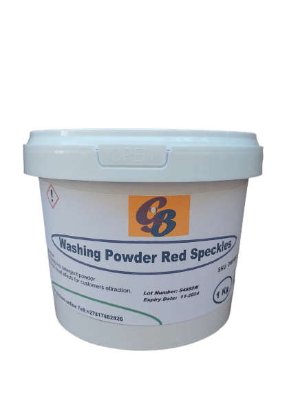 Detergent Washing Powder Red Speckles