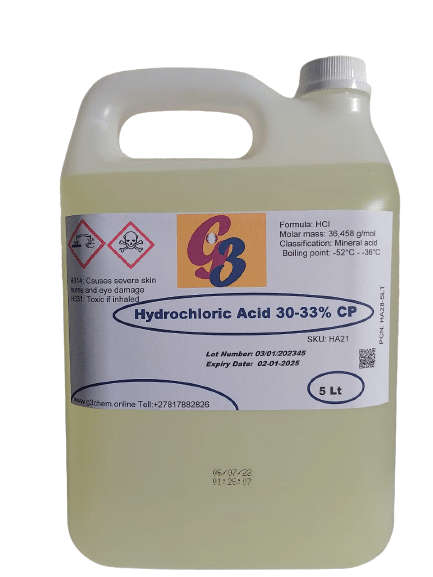 Hydrochloric Acid CP 30-33%