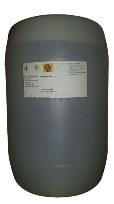 Isopropyl Alcohol (Rubbing Alcohol) 99.99% CP