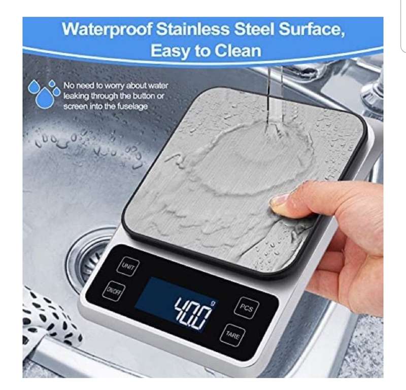 Kitchen Food Scale :3Kg/0.1g  Rechargebale