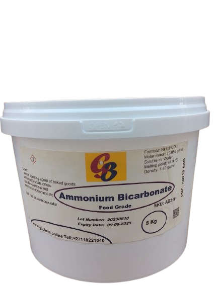 Ammonium Bicarbonate  99% Food Grade