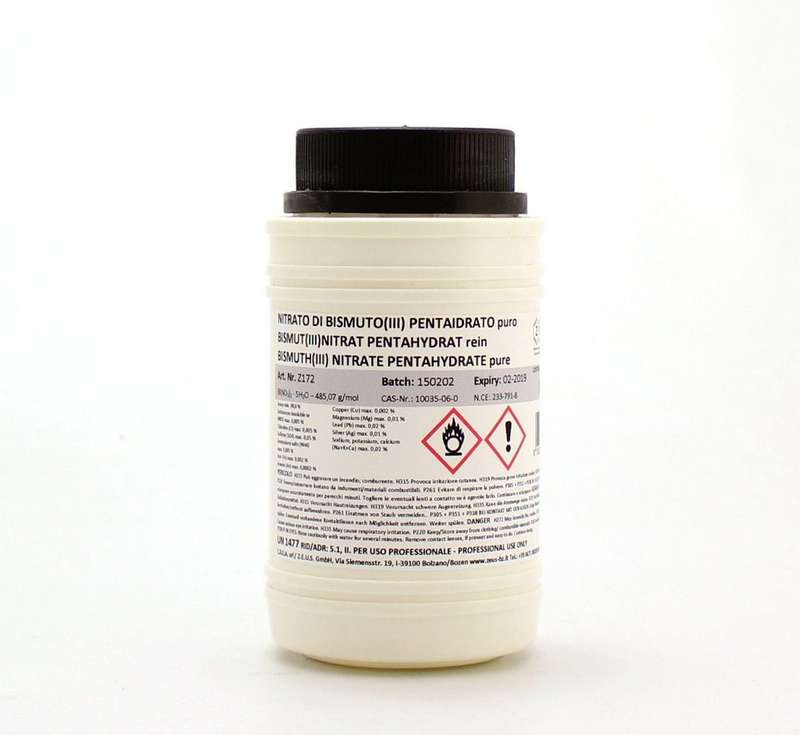 Bismuth(III) Nitrate Pentahydrate CP 100g
