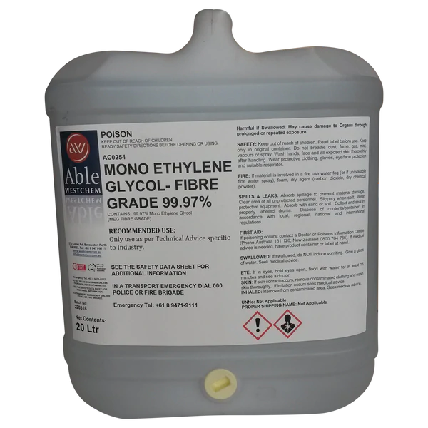 Mono Ethylene Glycol (MEG) 99.9%