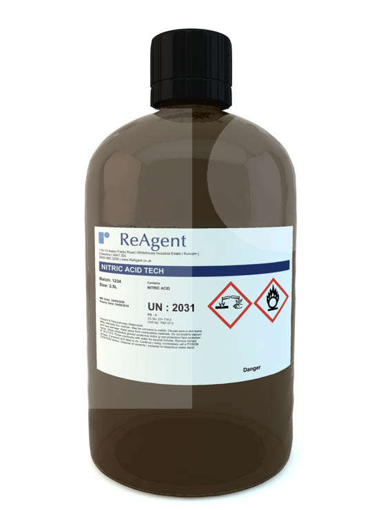 Nitric Acid 70% AR 2.5l (Glass)