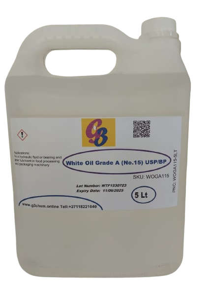 White Oil Grade A (No.15) USP/BP