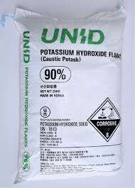 Potassium Hydroxide Flakes 90% min