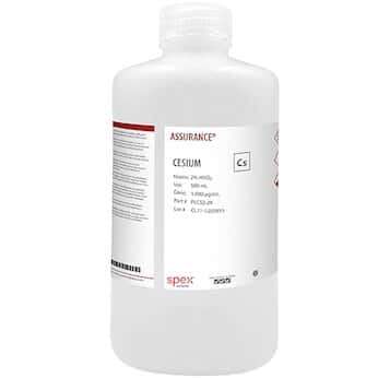 Cesium AA Standard 1000ppm (in 0.5N HNO3) 500ml