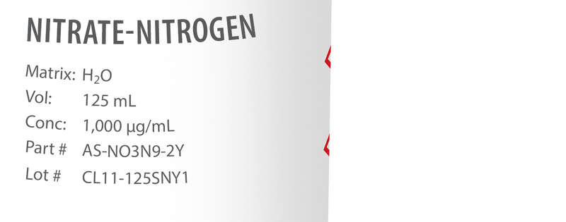 Nitrate Nitrogen AA Standard 1000ppm 500ml