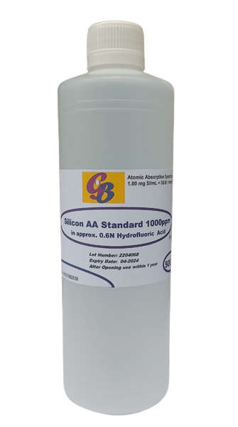 Silica AA Standard 1000ppm (SiO2) 500ml