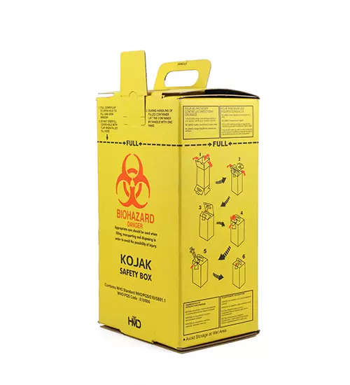 Biohazard Cardboard Safety Boxes