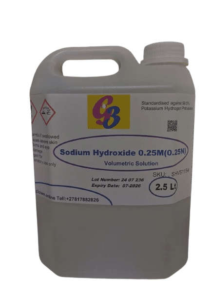 Sodium Hydroxide 0.25M(0.25N) Volumetric Solution