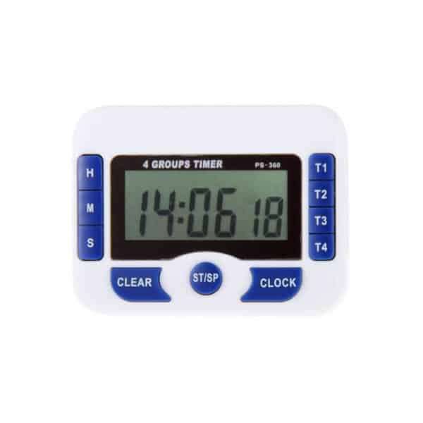 Digital 4 Group Count Up, Count Down Timer