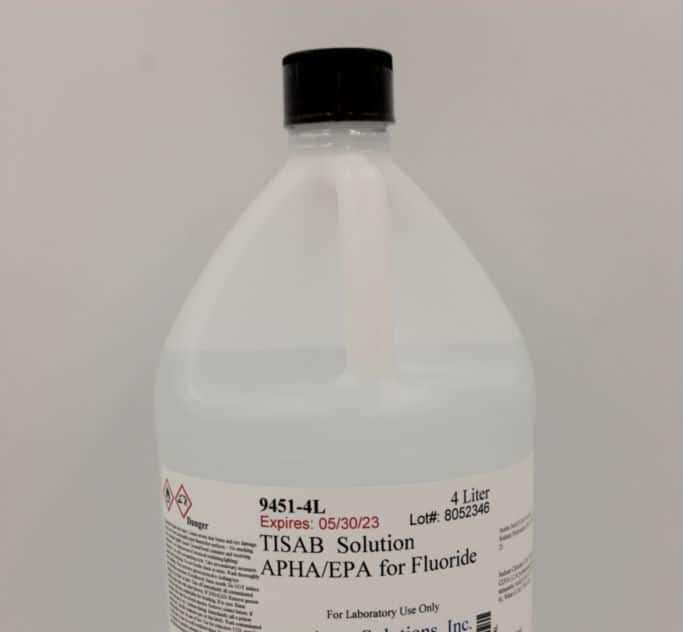 Total Ionic Strength Adjustment Buffer(TISAB) for Fluorine