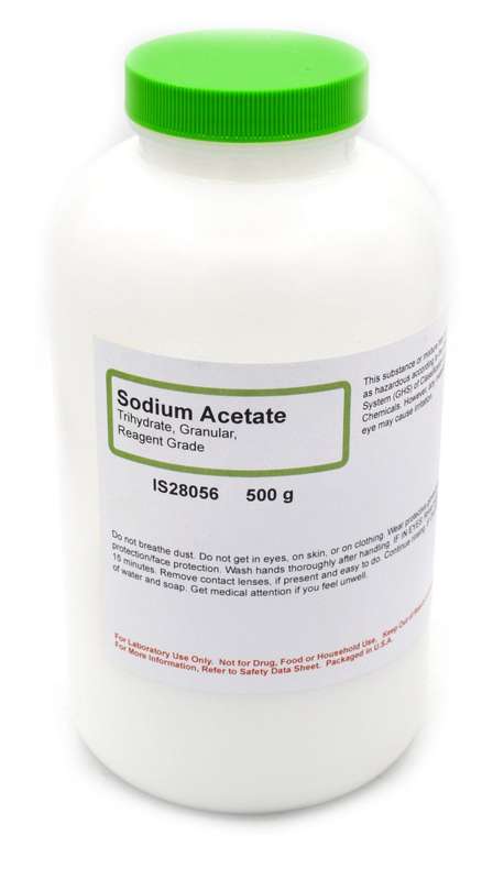 Sodium Acetate Trihydrate 500g