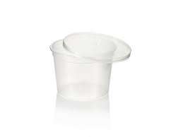 Achaar Clear Cup with Lid RL35ml (50/Packet)