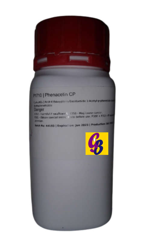 Phenacetin (N-(4-Ethoxyphenyl)Acetamide) CP 250g