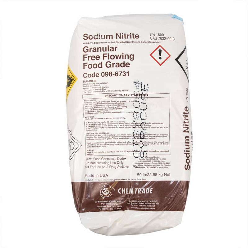 Sodium Nitrite EP/BP/USP40.0 25kg